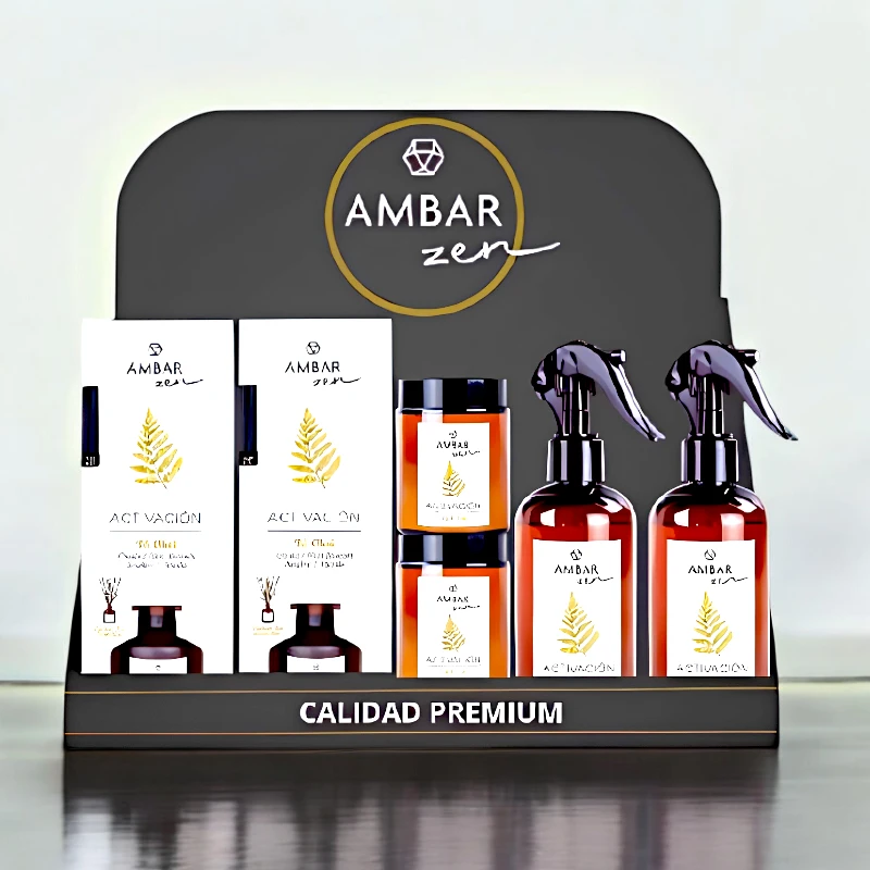 presentoir-ambar-zen.webp Présentoir de 18 : Parfum d’Ambiance Thé Chai - Ambar – Image 1
