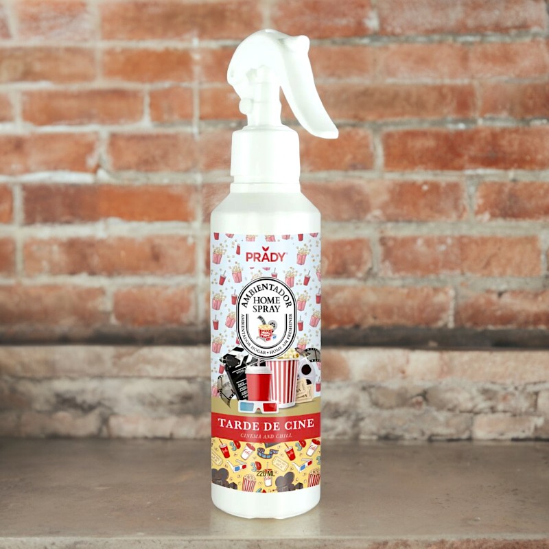 spray-dambiance-tarde-de-cine-1.jpg Carton de 12 (Soit 2,50€ pièce) : Spray Parfumé Soirée Cinéma - 220ml Prady – Image 1