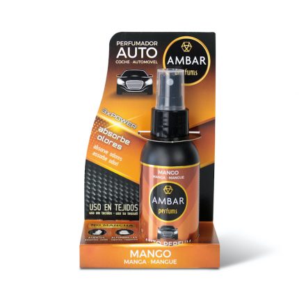 Pack de 10 (Soit 1,70€ pièce) : Spray absorbe odeur pour voiture - Mangue
