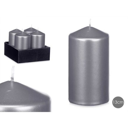 BOUGIE BLOC ARGENT 13CM
