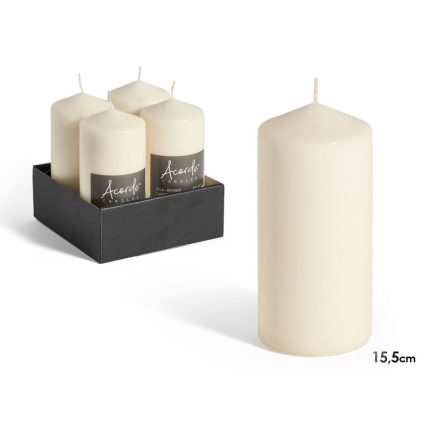 BOUGIE CRÈME 15,5 CM